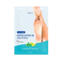 STAY Well Exfoliating & Soothing Heel Mask Peppermint & Lime 1 par